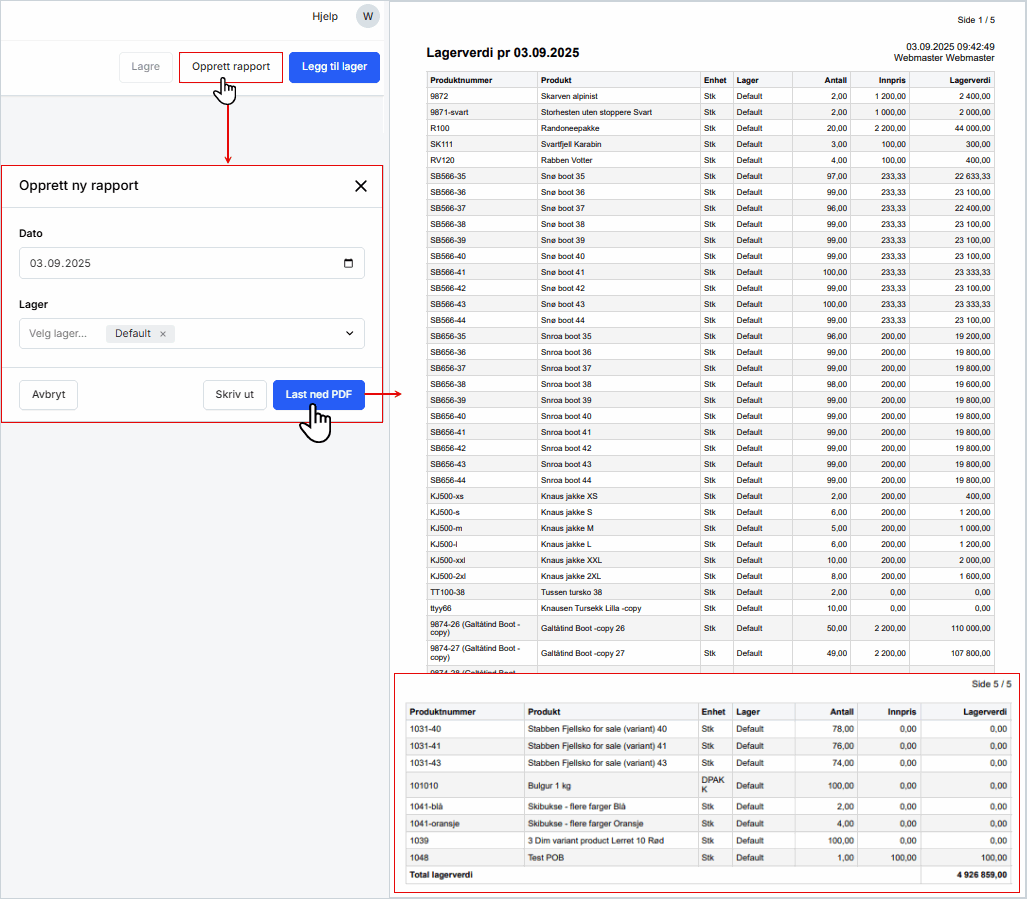 Lagerverdi raport.png Lagerverdi raport.png