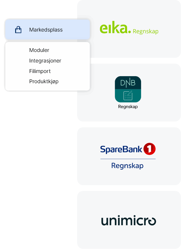"Regnskapsintegrasjoner"